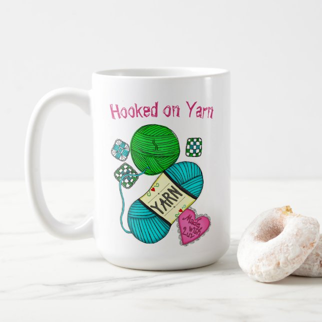 Garn Kaffemugg (Med munk)