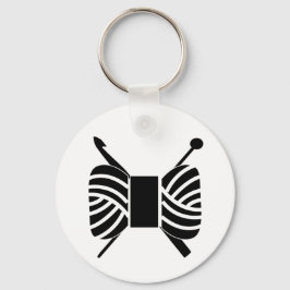 Garn Logotyp Sticka Crochet {Light} Nyckelring