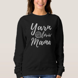 Garn Loving Mamma ・ Sticka Crochet Crafts Mörk T Shirt