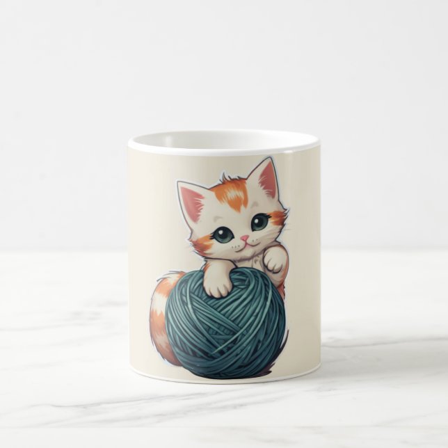 Garn Play - kitten Kaffemugg (Center)