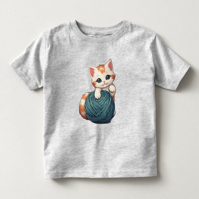 Garn Play - kitten T Shirt (Framsida)