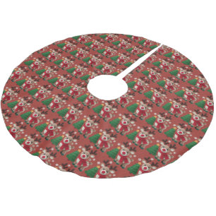 Garn Rudolf Trädskört Julgransmatta Borstad Polyester