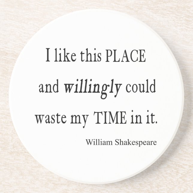 Gärna förlorada Time detta ställeShakespeare Underlägg (Framsidan)