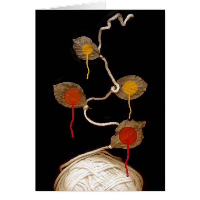 garnblom 2013 hälsningskort (Framsidan)