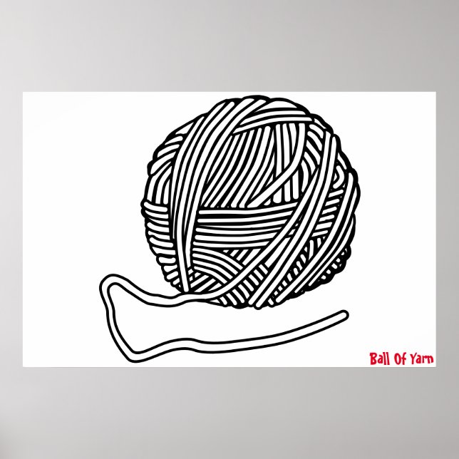 Garnboll Affisch (Framsidan)