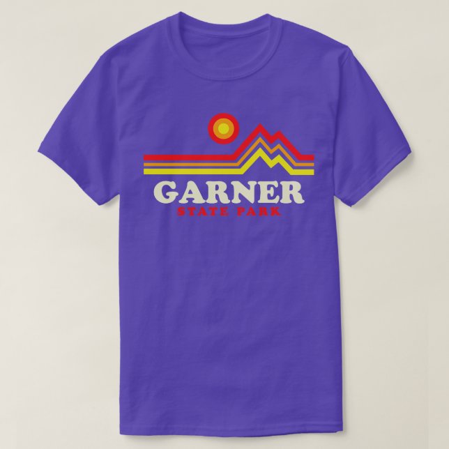 Garner State Park Camping Texas Retro T Shirt (Design framsida)