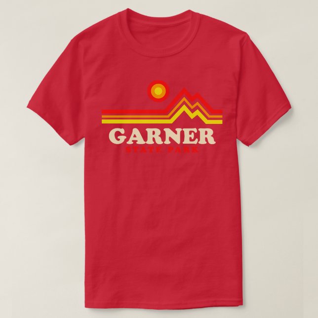 Garner State Park Camping Texas Retro T Shirt (Design framsida)
