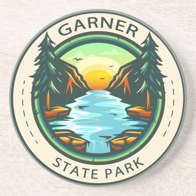 Garner State Park Texas Badge Underlägg (Framsidan)