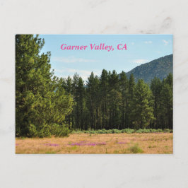 Garner Valley, vykort för CA
