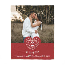 Garnet 2:a Bröllop-årsdagen av hjärtskärpa