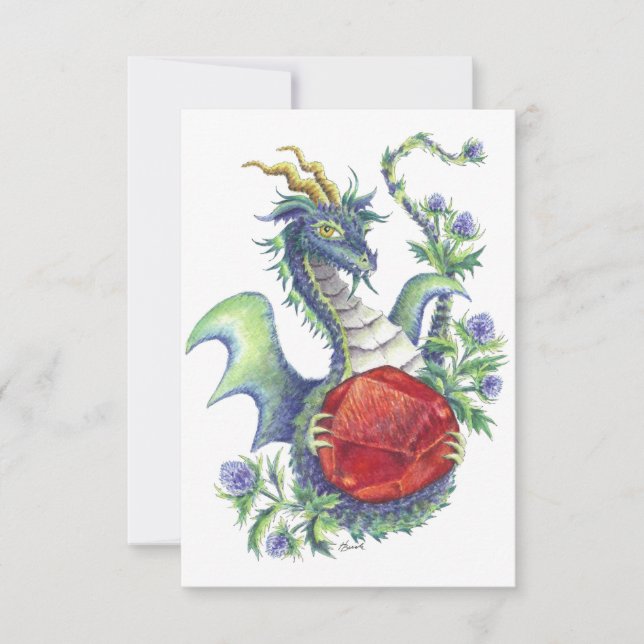 Garnet Dragon Kort (Framsida)