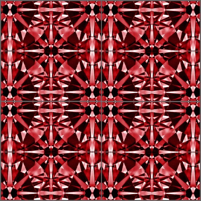 Garnet Gemstone Kakelplatta (Skapare uppladdad)