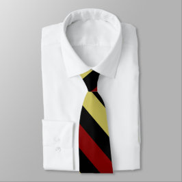 Garnet Guld och Black Diagonally Stripe Tie Slips