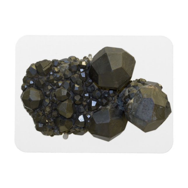 Garnet i naturlig form magnet (Horisontell)
