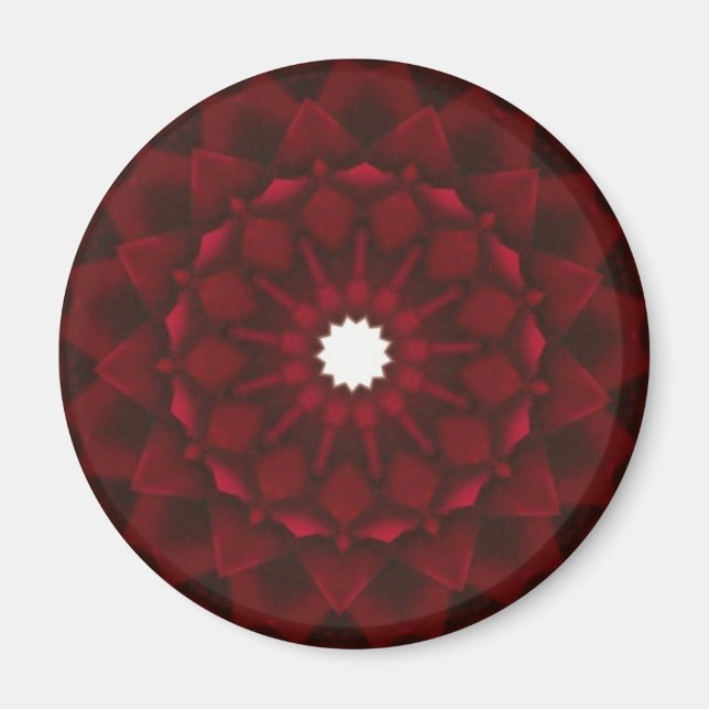 Garnet Kaleidoscope Magnet (Framsidan)