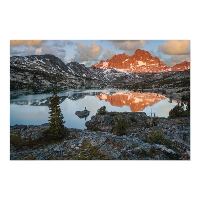 Garnet Lake i Ansel Adams Wilderness Fototryck (Framsidan)