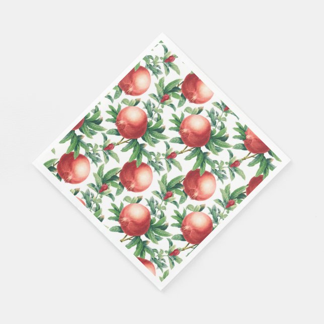 Garnet mönster pappersservett (Hörn)