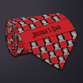 Garnet Red Checkated Photo Slips