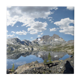 Garnet Sjö och Banner Peak - John Muir Trail Kakelplatta