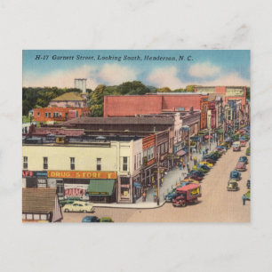 Garnett Street, Henderson, North Carolina Vykort