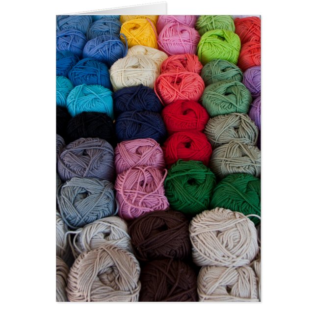 Garngarn Hälsningskort (Framsidan)
