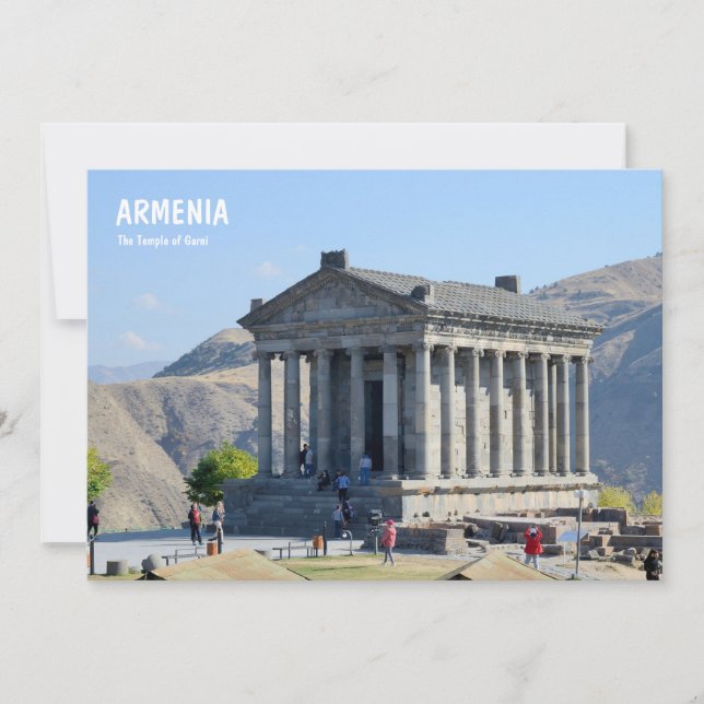 Garni-templet i Armenien (Framsida)