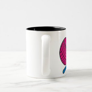 Garnkärlek - virkningmugg Två-Tonad mugg
