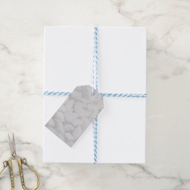 Garnknippe textur Handgjorda hantverk Presentetikett (Med Snöre)