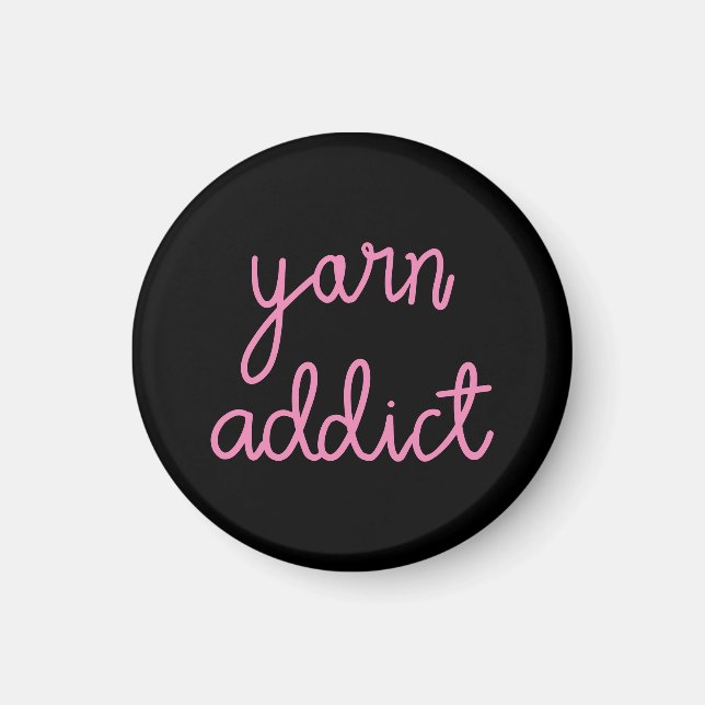 Garnsändare Typografi Magnet (Framsidan)