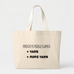 Garnshopping listar jumbo tygkasse