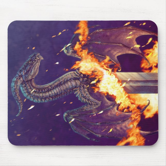 Garon Whited Nightlord Firebrand Mousepad Musmatta (Framsidan)
