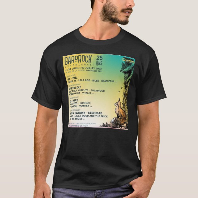 Garorock Festival 2022   T Shirt (Framsida)