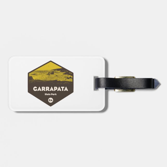 Garrapata State Park Kalifornien Bagagebricka (Baksida Vågrät)
