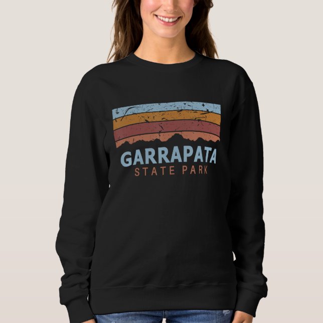 Garrapata State Park Kalifornien Retro Cool T Shirt (Framsida)