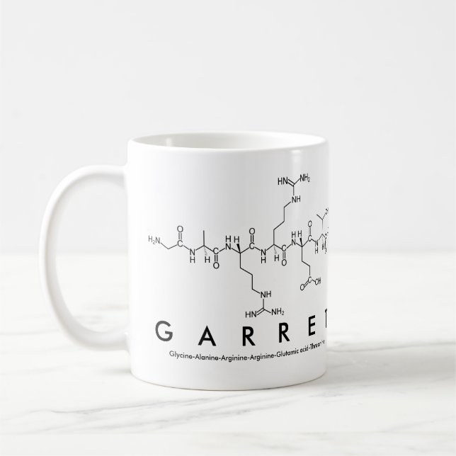 Garret peptide namn mugg (Vänster)