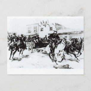 Garret tar in Billy the Kid, 1880 Vykort