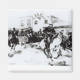 Garreten kommer med i Billy ungen, 1880 Magnet