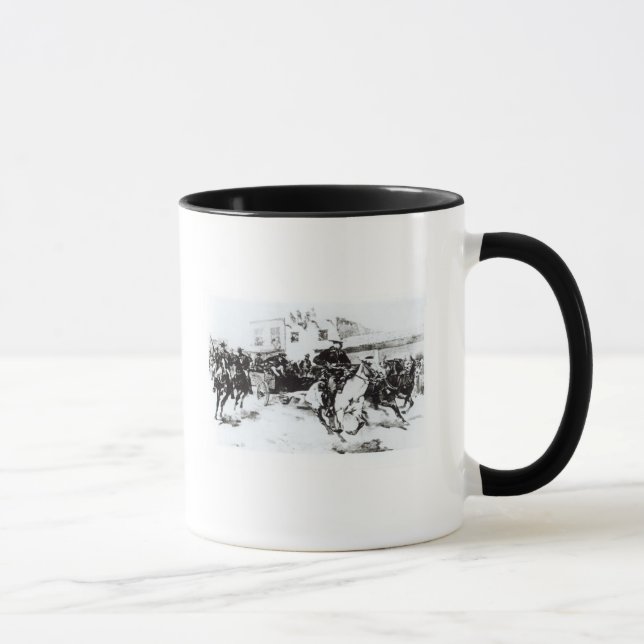 Garreten kommer med i Billy ungen, 1880 Mugg (Höger)
