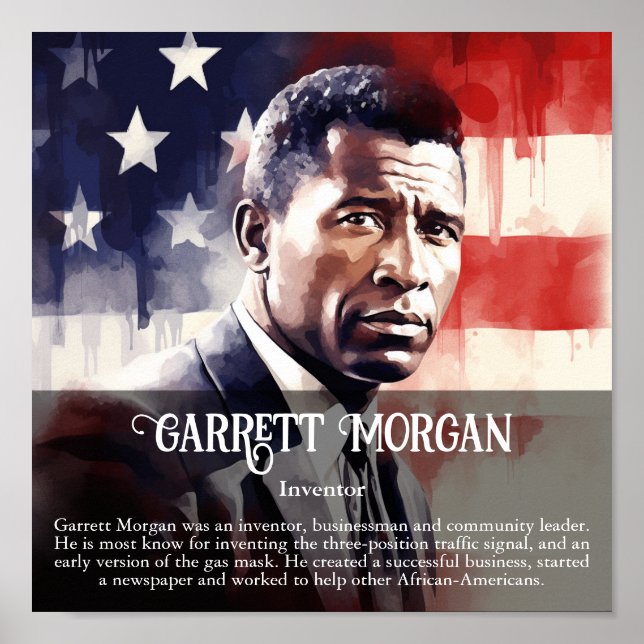 Garrett Morgan Black History Month Classroom Poster (Framsidan)