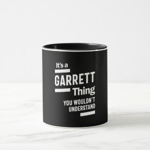 Garrett Personlig Namn Birthday Gift Mugg