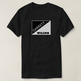 Garrett Wilson Black and White T Shirt