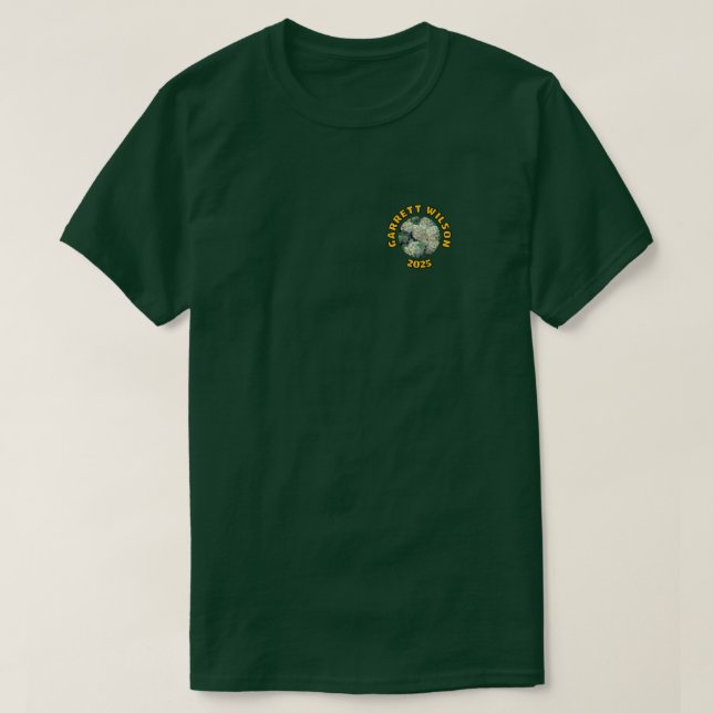 Garrett Wilson Flowers T Shirt (Design framsida)