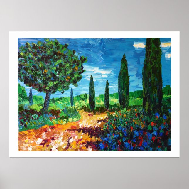 Garrigue en Provence Poster (Framsidan)