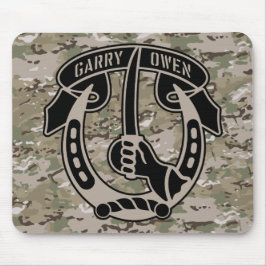 Garry Owen 7:e kavalleriregementets emblem Musmatta