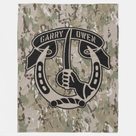 Garry Owen 7th Cavalry Emblem Fleecefilt