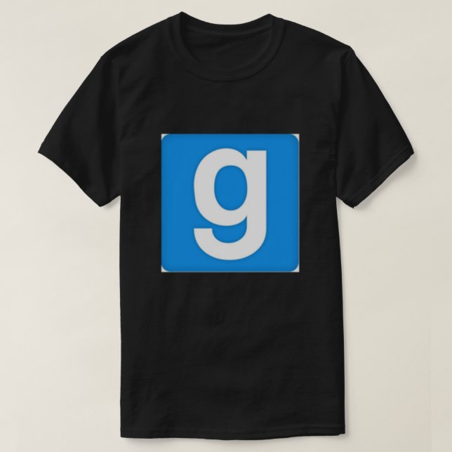 Garrys Mod Logotyp Classic  T Shirt (Design framsida)