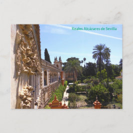 Garten von Reales Alcázares de Sevilla Vykort