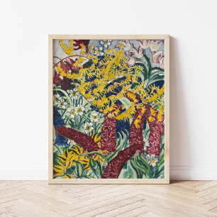 Gartenblumen August Babberger Poster