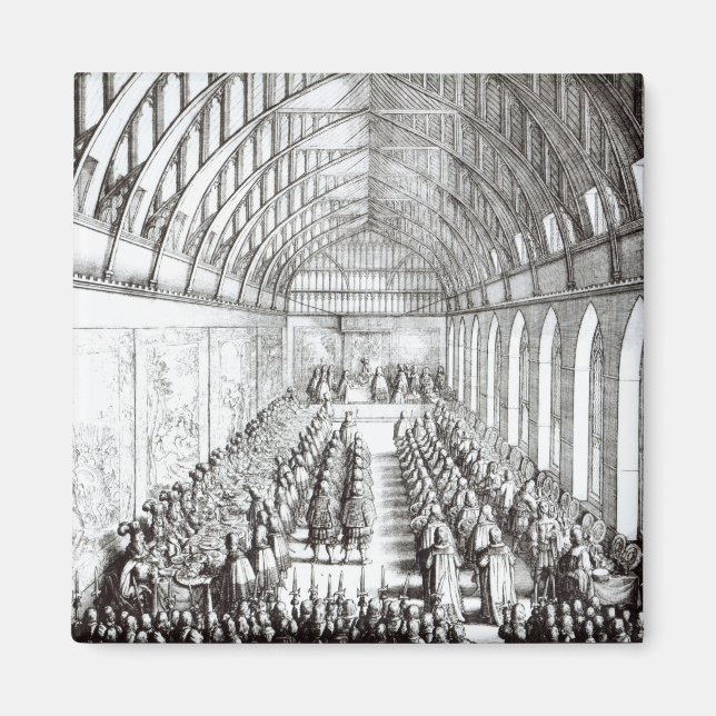 Garter Feast the Sovereign och Knight Magnet (Framsidan)