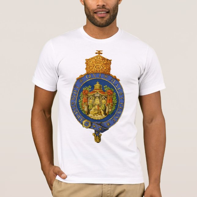 Garter omringad Arm av Haile Selassie I T-shirt (Framsida)